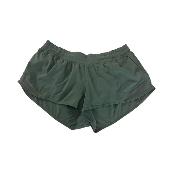 Lululemon Hotty Hot Short II 2.5" Frosted Pine Size 12 - Picture 2 of 10